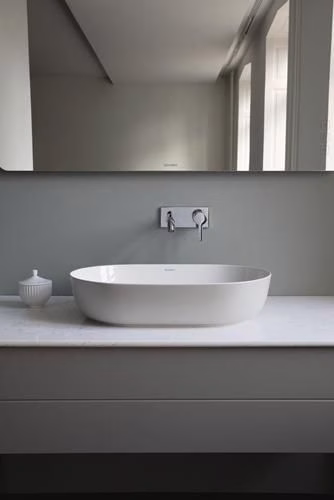 Detailbild 4059779 Duravit C.1 monoknop wastafelmengkraan, inbouwuitloop 225 mm, zonder bedieningshendel, chroom Hansgrohe