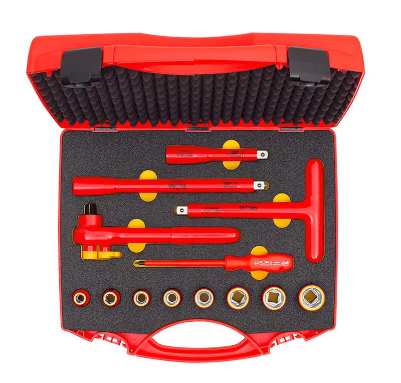 VDE-dopsleutelset 1/2", ELORA-971-S13 uit de categorie VDE 1/2" - dopsleutels en bedieningsgereedschappen met artikelnr. 0971500131000