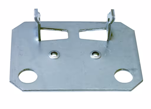 MULTIplus enkele klemvoet, verzinkt van Schulte Lagertechnik MULTIplus enkele klemvoet, verzinkt, toebehoren, art.nr. 15280