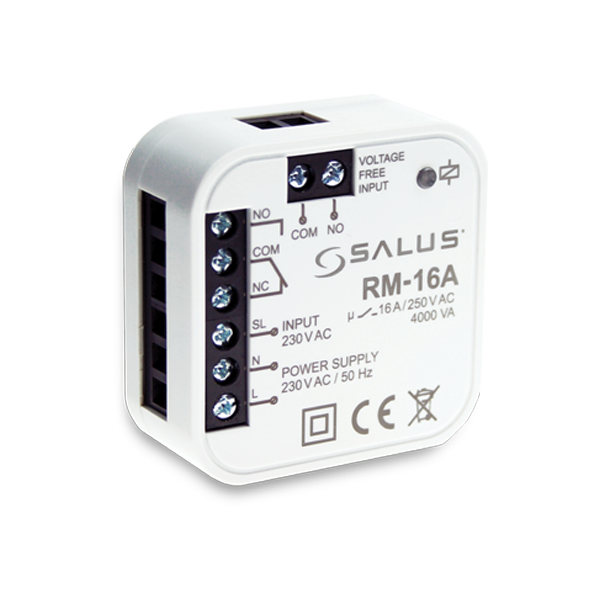 Relais voor de series TS-S-RE10R, TS-S-RE22R, TS-S-RE20R en TS-S-R40 uit de categorie Kamerthermostaat met artikelnummer TS-S-E16