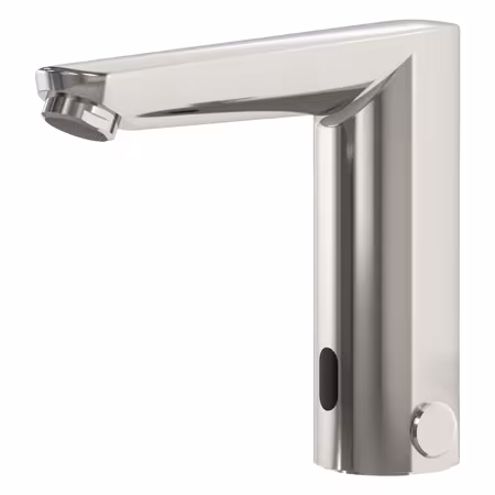 Rada Tec 150 elektronische wastafelmengkraan voor aansluiting op koud of voorgemengd water, werkt op batterijen van Rada met art.nr. 1483715