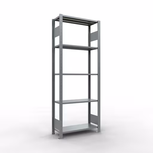 Basisplank, legbord, insteeksysteem MULTIplus150, 2000 x 750 x 300 mm, 5 legborden, verzinkt van Schulte Lagertechnik met het artikelnr. 12730-75-LR