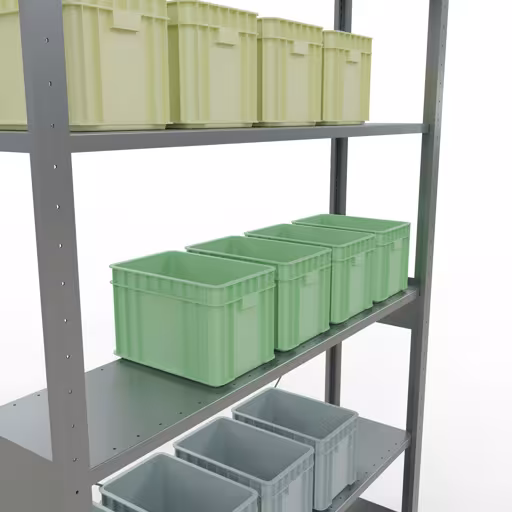 Productafbeelding nr. 14 van het artikel insteeksysteem basisplank 2500x1300x300 mm, type 150 kg, verzinkt uit het insteeksysteem assortiment van Schulte Lagertechnik