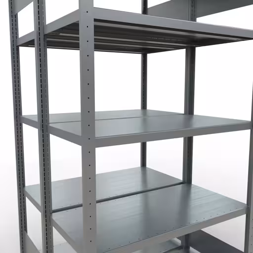 Productafbeelding nr. 15 van het artikel basisplank, dubbele plank, legbord, insteeksysteem MULTIplus250, 2000 x 1000 x (2x500) mm, 2x5 legborden, verzinkt uit het assortiment legborden van het merk Schulte Lagertechnik