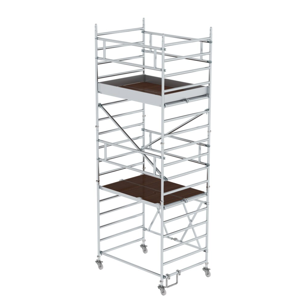 Munk vouwsteiger 1,35 x 1,80 m, platformhoogte 3,80 m, van Günzburger Steigtechnik Munk vouwsteiger 0,75 x 1,80 m uit de categorie Vouwsteigers met artikelnummer 115239