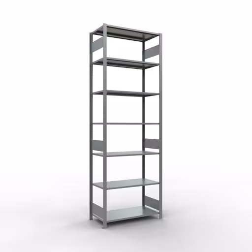 Figuur nr. 15 van het artikel basisrek, legplank-insteeksysteem MULTIplus85, 3000 x 1000 x 500 mm, 7 legborden, verzinkt uit de productgroep insteeksysteem van het merk Schulte Lagertechnik.