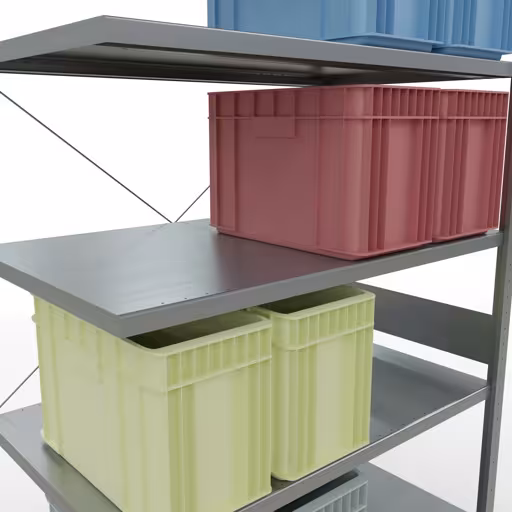 Figuur nr. 14 van het artikel insteeksysteem aanbouwstelling 3000x1300x800 mm, type 250 kg, verzinkt uit de insteeksysteem productgroep van Schulte Lagertechnik