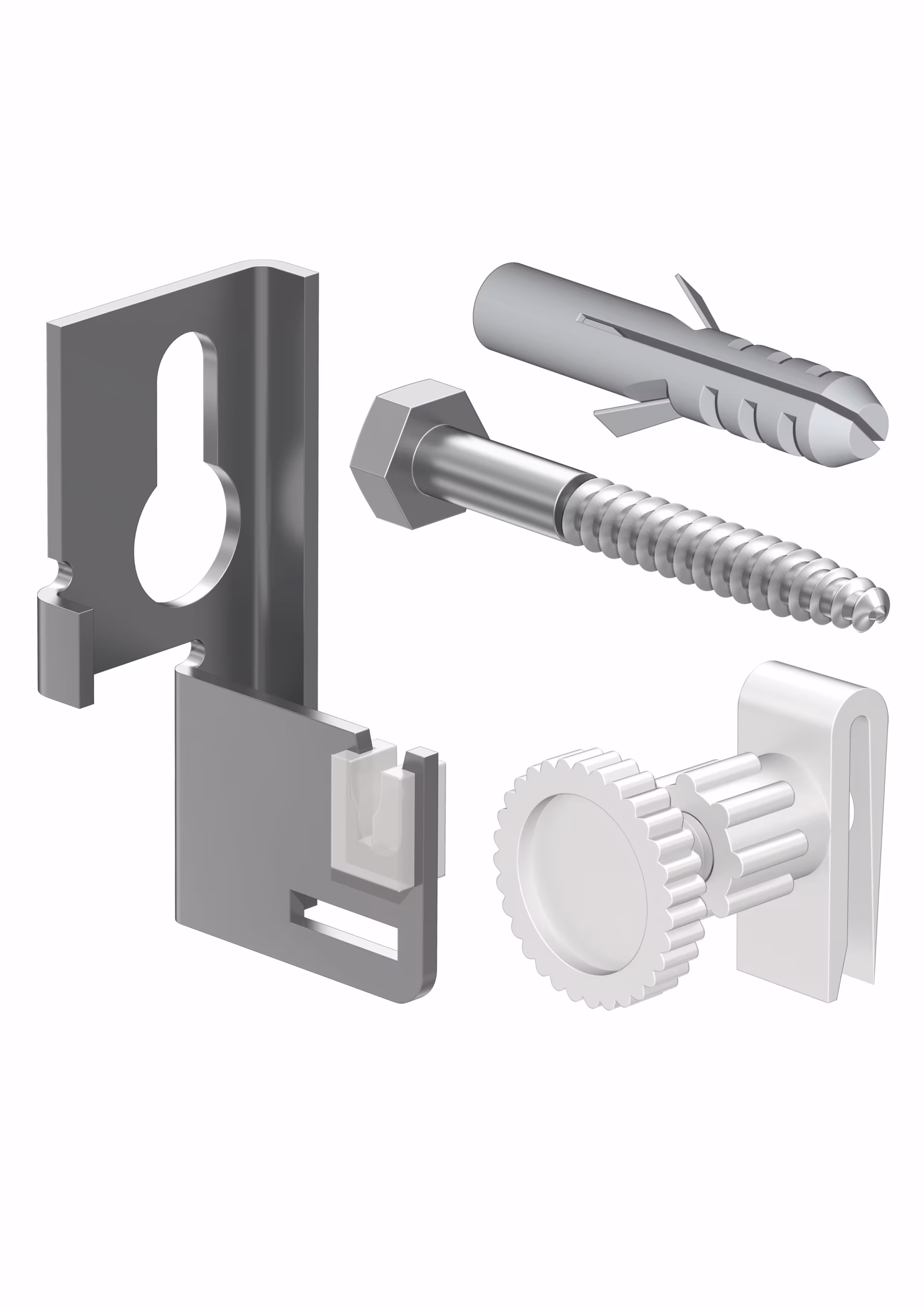 Tab ophangset voor paneelradiatoren van het merk sanicomfort uit het radiatorassortiment