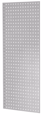 Geperforeerd paneel zijpaneel, 90 x 1300 x 600 mm (H x D), RAL 7035 lichtgrijs, accessoires, art.nr. 35675