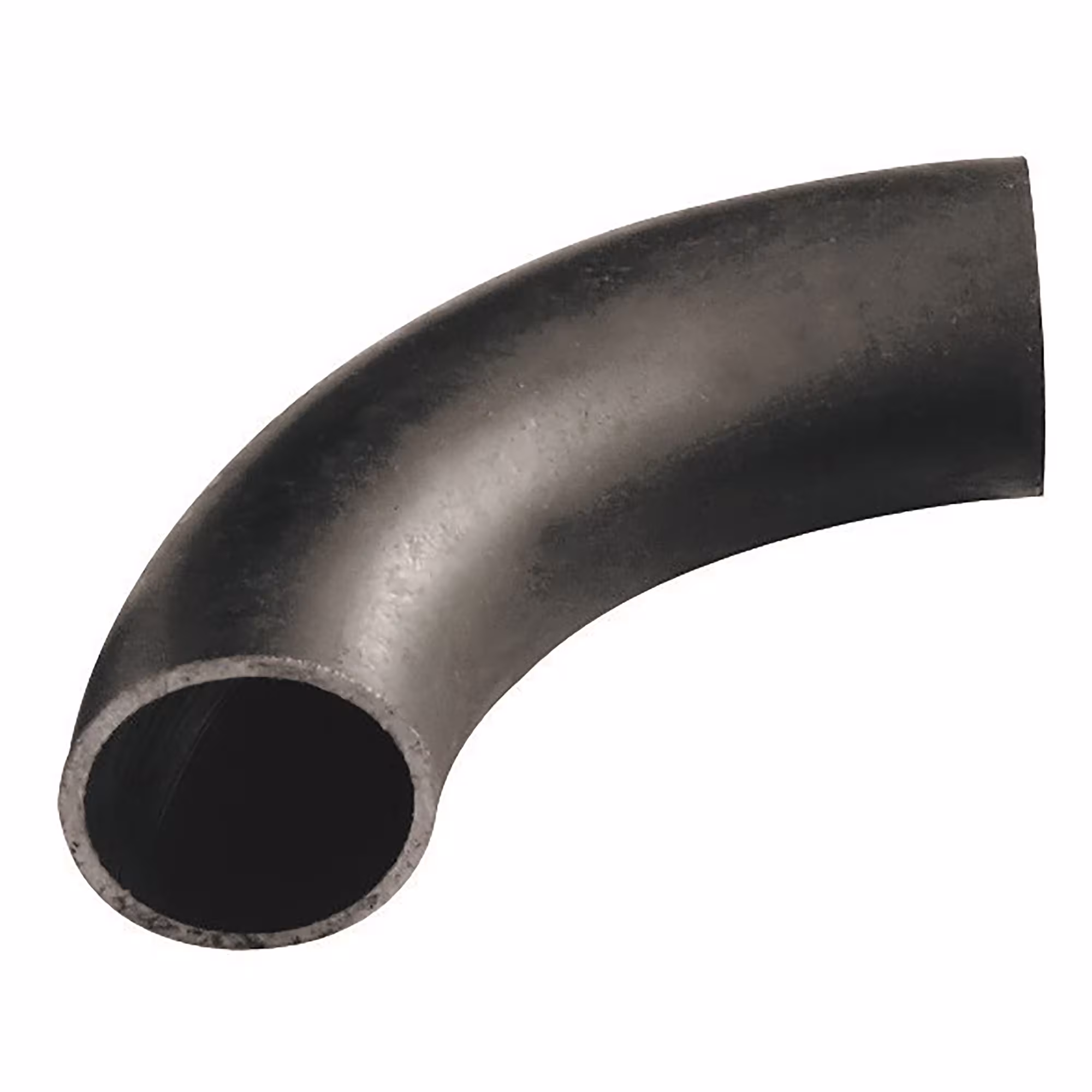 Lasellebogen 90° lang, blank van Atusa Lasbochten 90° lang, blank, lasfittingen zwart