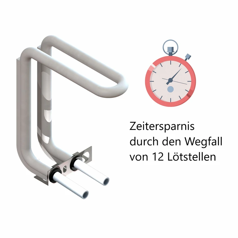 Ohne Text 3830050 Ortwein Original verwarmingsbox 1 samengestelde pijp 16X2 zonder isolatie