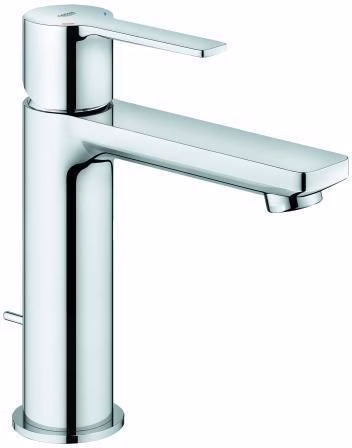 GROHE eengreeps wastafelkraan Lineare 32114_1 S-formaat met temperatuurbegrenzer en chroomafwerking, uit de categorie wastafelkranen met artikelnummer 6000519118