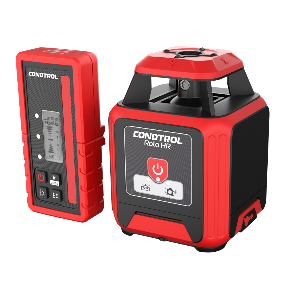 Horizontale roterende laser met RODE laserstraal Roto HR