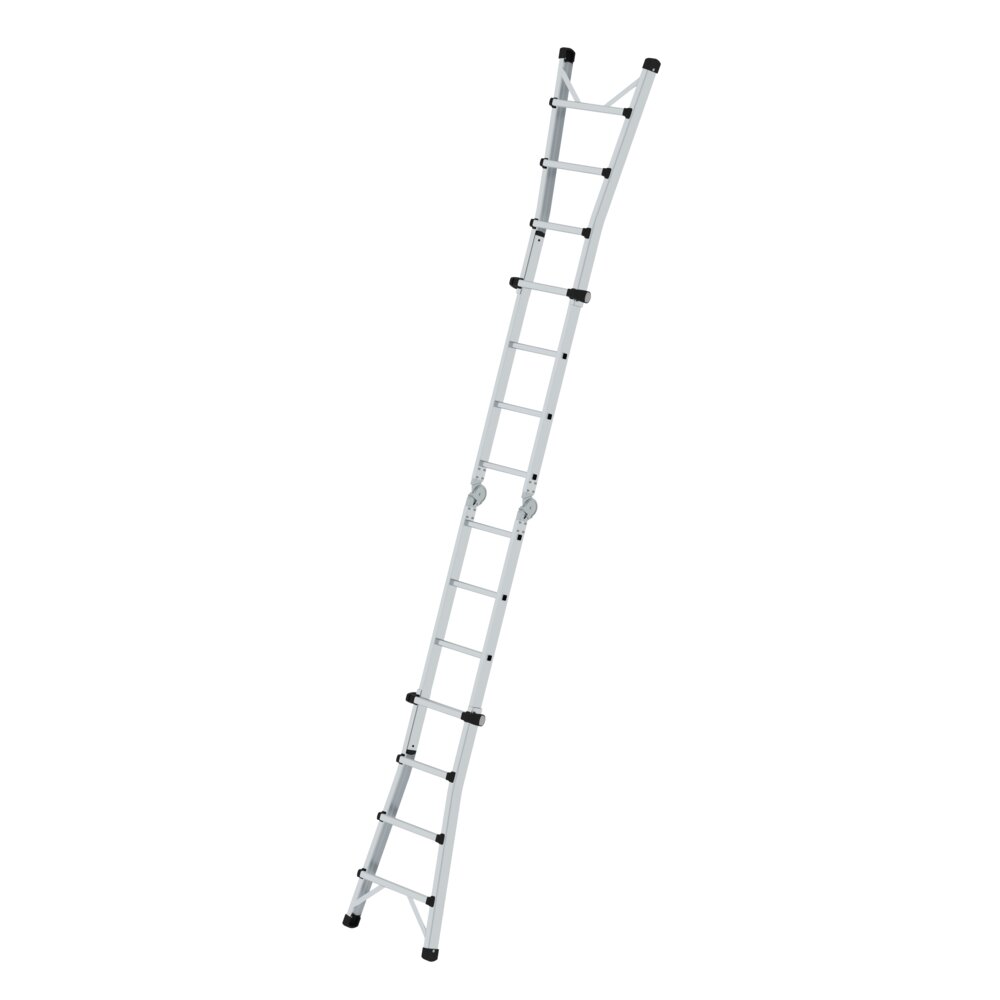 Produktbild (Abb. Ähnlich) 3815692 Munk telescopische ladder 4-delig zonder dwarsbalk 4x4 sporten