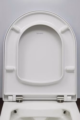 Duravit ME by Starck wandcloset, randloos, Durafix inbouwspoel, wit, inclusief closetzitting met soft-close mechanisme