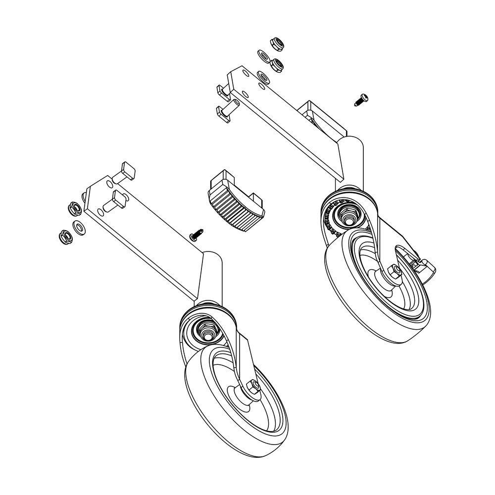 Strichzeichnung 2178809 Munk wielstel ondersteuningsdeel elektrisch geleidend