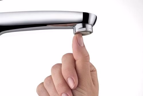 Duravit B.1 monoknop wastafelmengkraan M met trekstang, chroom Hansgrohe