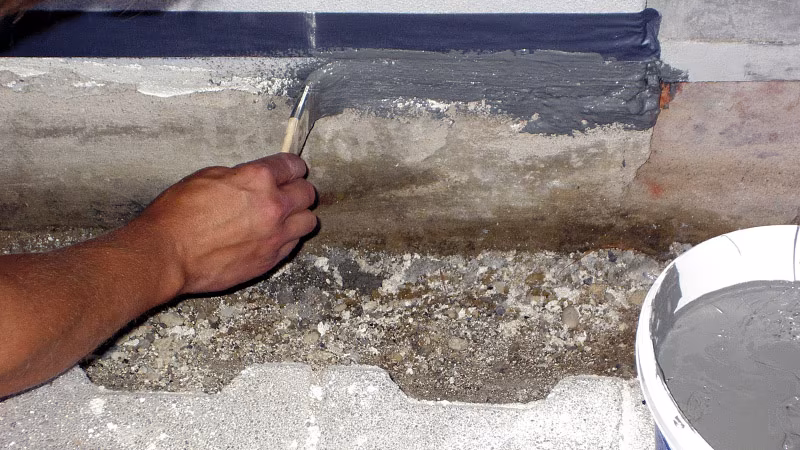 Hydro-Stop reparatiepasta in blik van 1 kg Person, Konstruktion