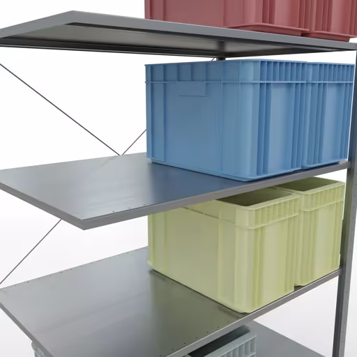 Productafbeelding nr. 12 van het artikel insteeksysteem opzetplank 3000x1300x800 mm, type 150 kg, verzinkt uit het insteeksysteem assortiment van Schulte Lagertechnik