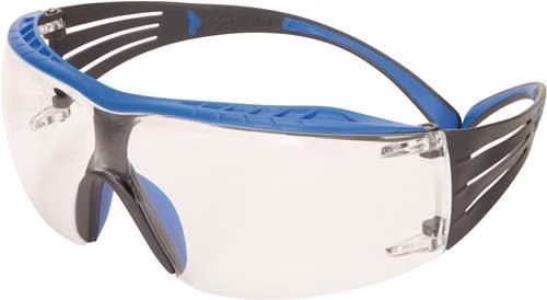3M SecureFit™ 400X EN 166 veiligheidsbril, blauw/grijze pootjes, heldere PC-lens. 3M SecureFit™ 400X EN 166 veiligheidsbril met blauw/grijze pootjes en heldere PC-lens, uit de categorie veiligheidsbrillen, artikelnummer 4000370403