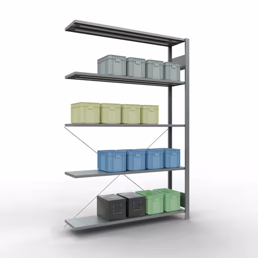 Insteeksysteem opzetplank 2000x1300x300 mm, type 150 kg, verzinkt met GTIN 4004514217677 Insteeksysteem opzetplank 2000x1300x300 mm, type 150 kg, verzinkt van Schulte Lagertechnik met het artikelnr. 12735-130