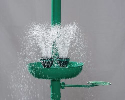 Detailbild 4058028 ClassicLine oogdouche met lekbak Aansluiting voor wandmontage 3/4 binnendraad inch B-SAFETY