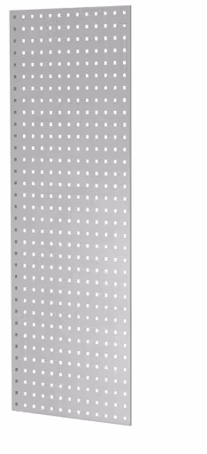 Extra afbeelding bij artikel Geperforeerde plaat zijpaneel, 90 x 1300 x 500 mm (H x D), RAL 7035 lichtgrijs uit accessoires