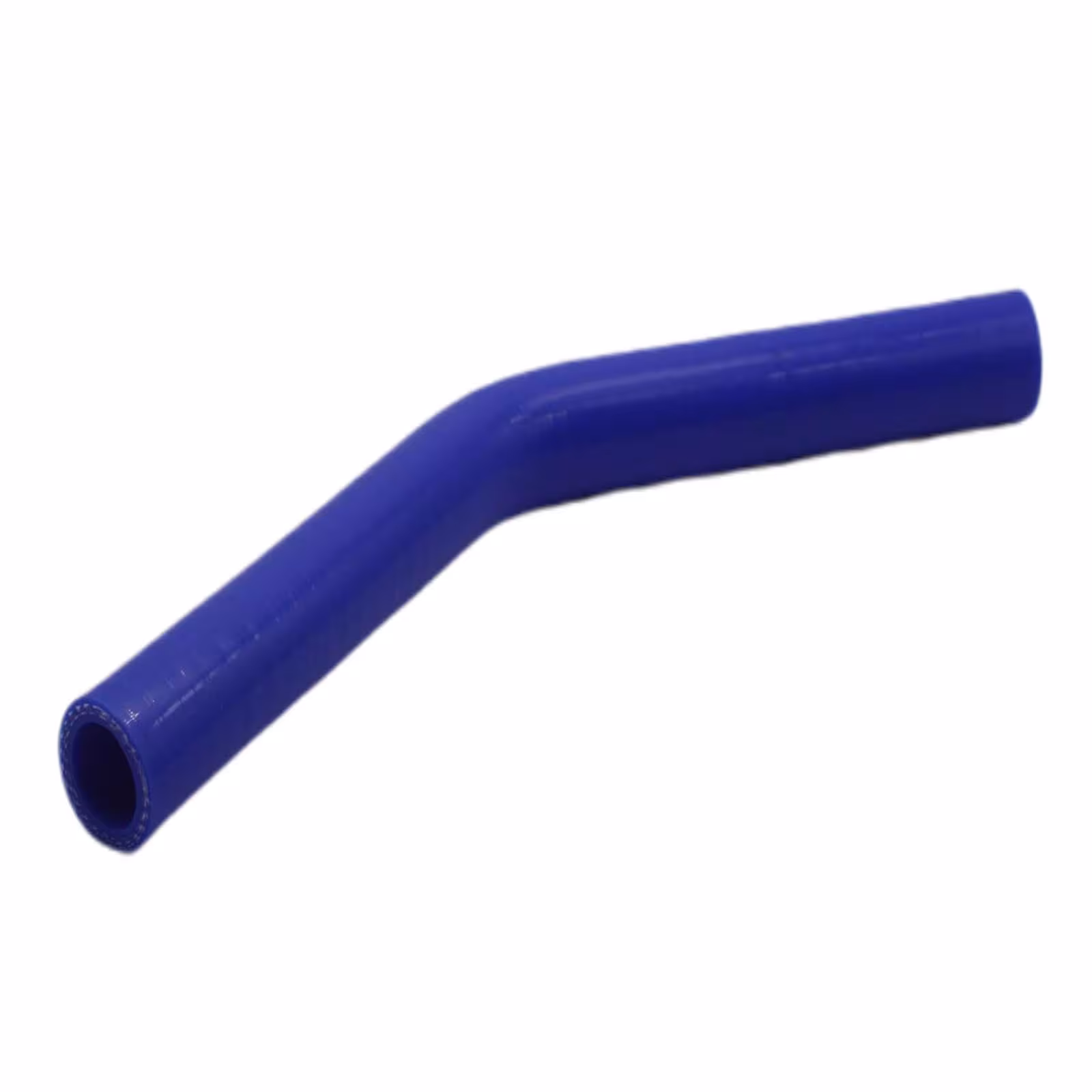 48 x 56 mm radiateurslang siliconen bocht 45° LLK inlaatlucht koelvloeistofslang blauw (4,0 bar) - 152 mm, koelvloeistofslangen, art.nr. KSB048-045-152GA