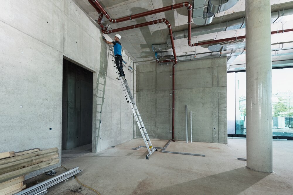 Milieubild 3818477 Munk 2-delige trap met nivello traverse en clip-step R13 2x7