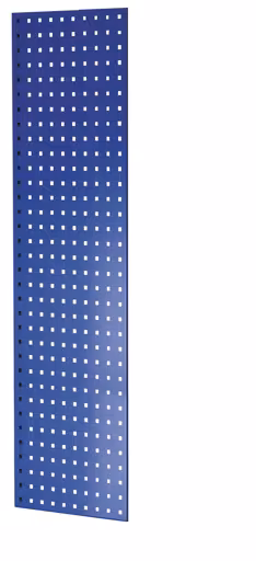 Extra afbeelding van het artikel geperforeerde plaat zijpaneel, 90 x 1300 x 400 mm (H x D), RAL 5010 gentiaanblauw uit accessoires