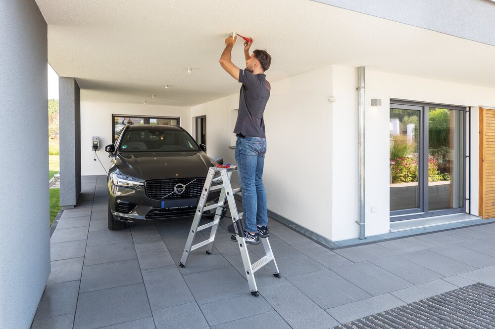 Munk trapladder toegankelijk vanaf beide zijden 2x3 treden
