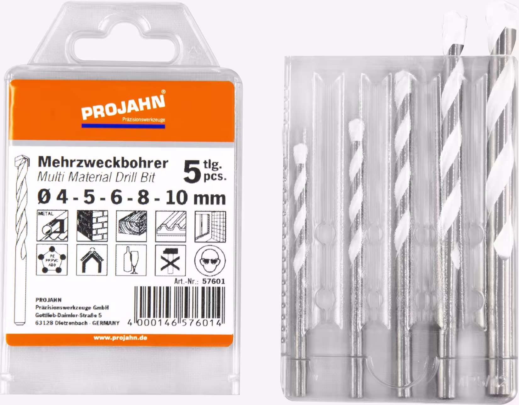 Een andere weergave van het artikel Multifunctionele borenset 5-delig. 4, 5, 6, 8, 10 mm uit de categorie machineaccessoires
