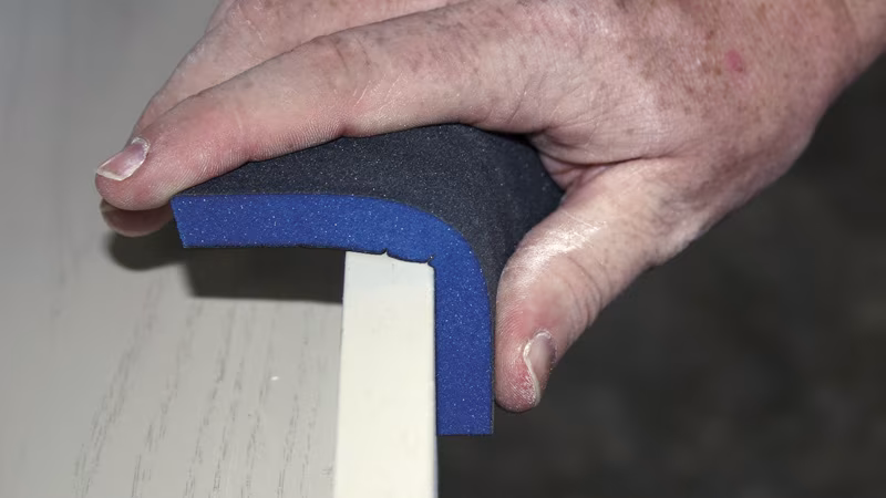 Professionele schuurmattenset, korrel 60 / 100 / 180 Finger, Hand, Person, Drinnen, Innenarchitektur