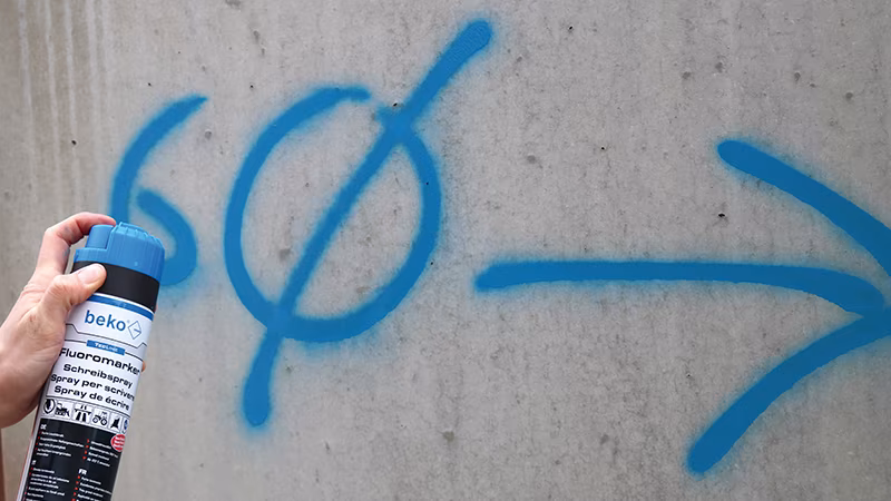 TecLine fluormarker schrijfspray 500 ml LEUCHTPINK Kunst, Graffiti, Person