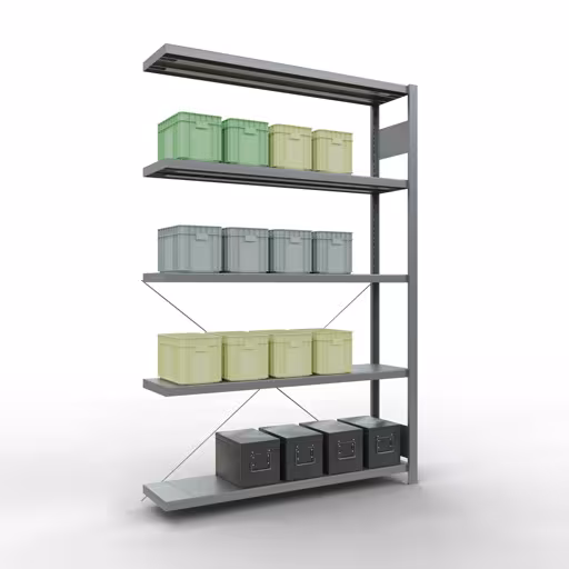 Figuur nr. 12 van het artikel steeksysteem opzetplank 2000x1300x300 mm, type 250 kg, verzinkt uit de steeksysteem productgroep van Schulte Lagertechnik