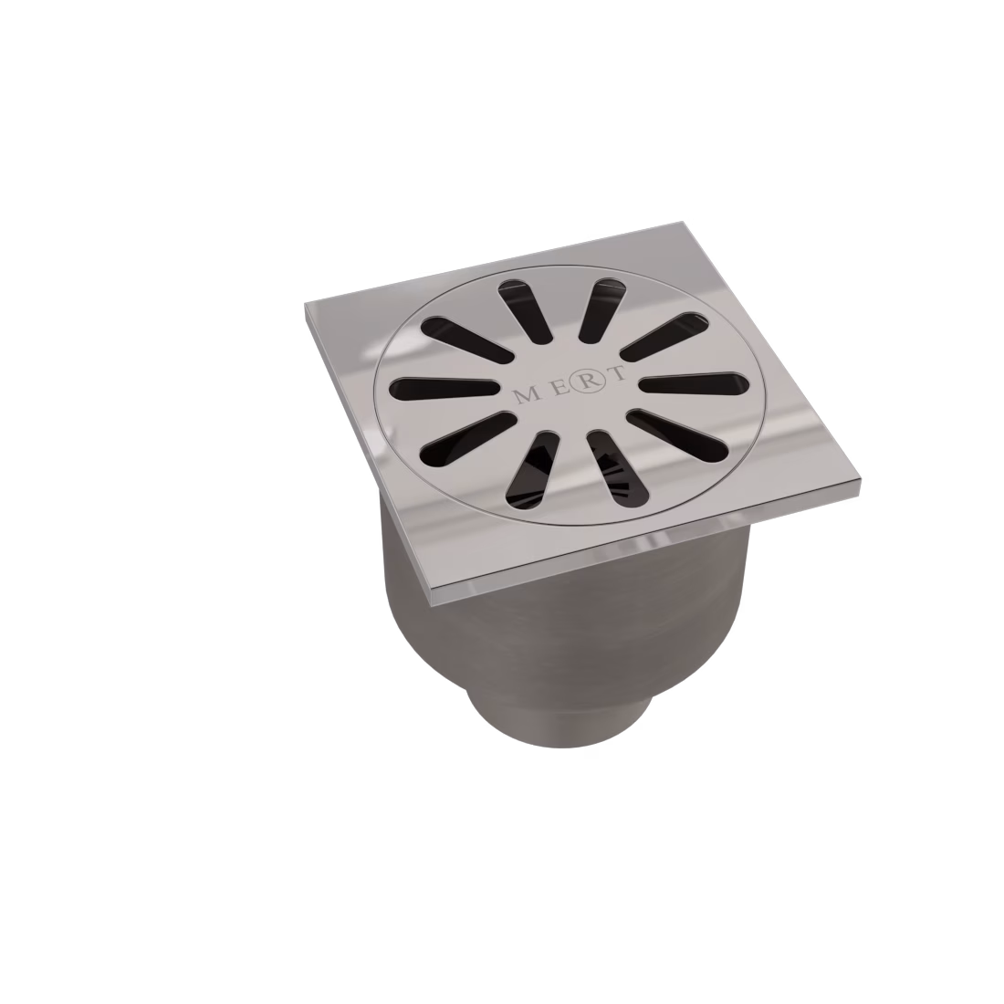 MERT HK-SERIE vloerafvoer, compleet met roestvrijstalen rooster, 100x100 mm, verticaal, van het merk Mert MERT HK-SERIE vloerafvoer, compleet met roestvrijstalen rooster, 100x100 mm of 150x150 mm, uit de categorie vloerafvoeren met artikelnummer DU-HK-450-A