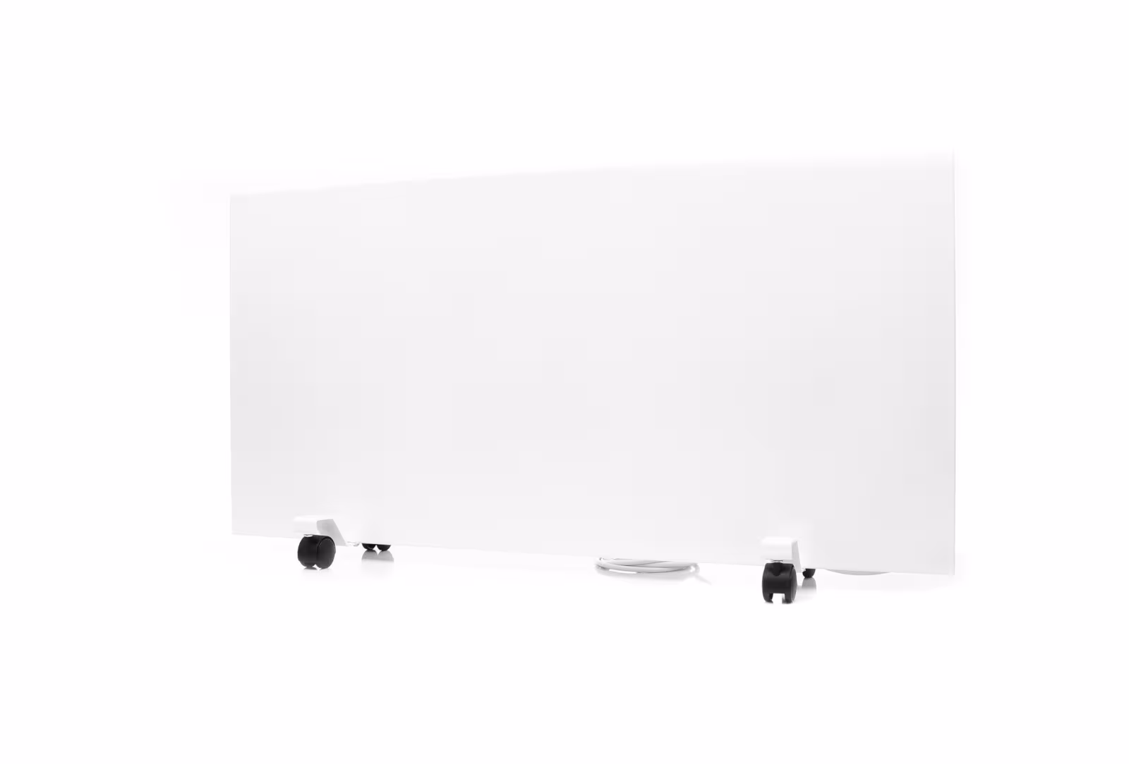 Infraroodstraler mobiele heater incl. rollen en kamerthermostaat 500 mm x 1000 mm 750 watt wit van Ximax Ximax infraroodstraler mobiele verwarming incl. rollen en kamerthermostaat wit, infraroodstraler, art.nr. 40026