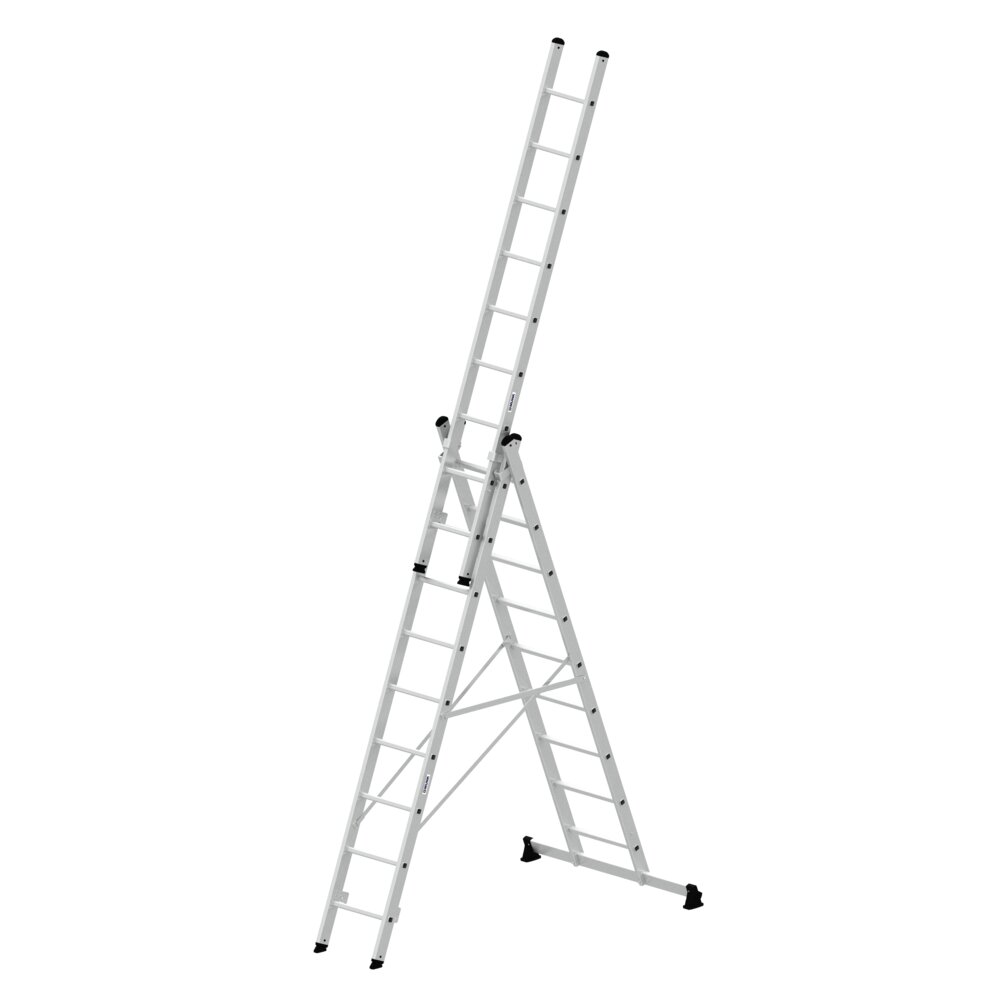 Munk 3-delige multifunctionele ladder met Nivello® dwarsbalk uit de categorie multifunctionele ladders, artikelnummer 011108