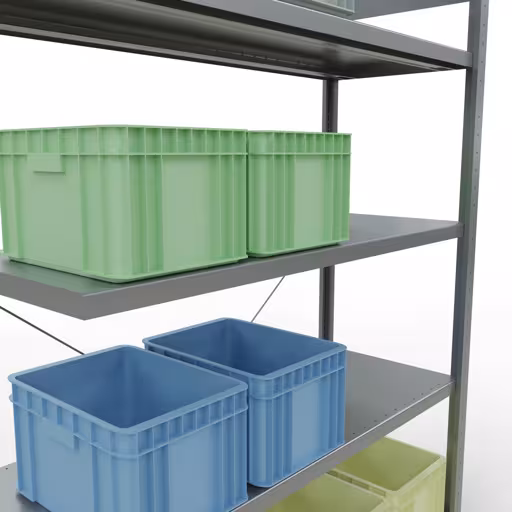 Extra afbeelding van het artikel insteeksysteem opzetplank 2000x1300x500 mm, type 250 kg, verzinkt vanaf opzetplank