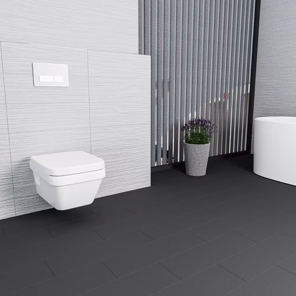 Toiletzitting Q500 wit vierkant met softclose-mechanisme, inclusief voor Geberit Renova Plan van het merk LUVETT uit het assortiment badkamerkeramiek