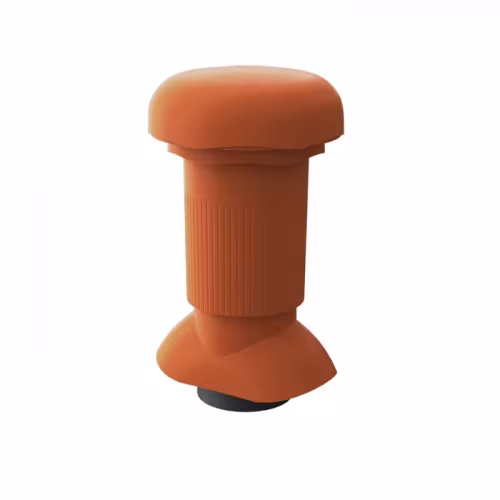 Venduct ventilatiebuis lang DN 125 rood van Klöber Venduct ventilatiebuis lang DN 125, steile dakdoorgangen, art.nr. KE0501-3-0100