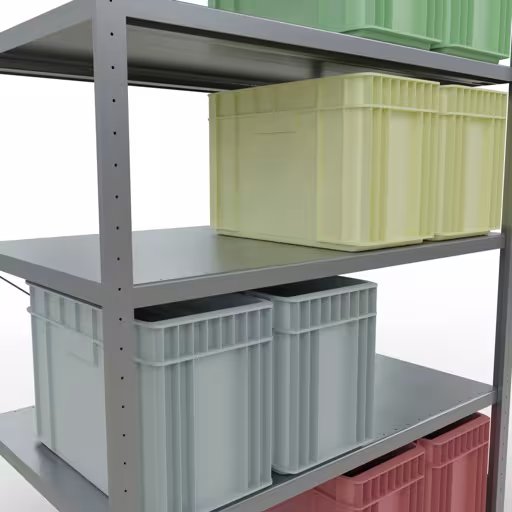 Productafbeelding nr. 15 van artikel insteeksysteem basisplank 2000x1300x800 mm, type 250 kg, verzinkt Figuur nr. 15 van het artikel insteeksysteem basisplank 2000x1300x800 mm, type 250 kg, verzinkt uit de insteeksysteem productgroep van Schulte Lagertechnik.