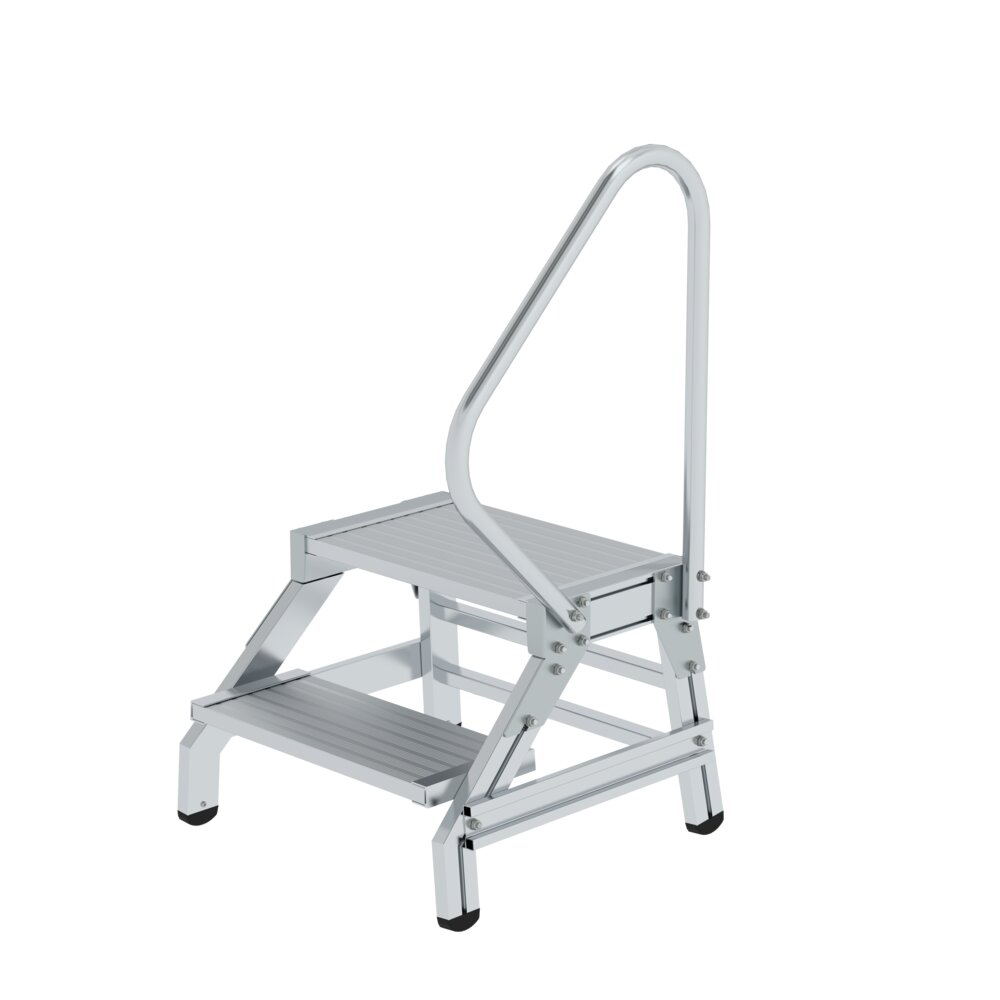 Munk montagetrede met leuning uit de categorie "Trappen" met artikelnummer 050178