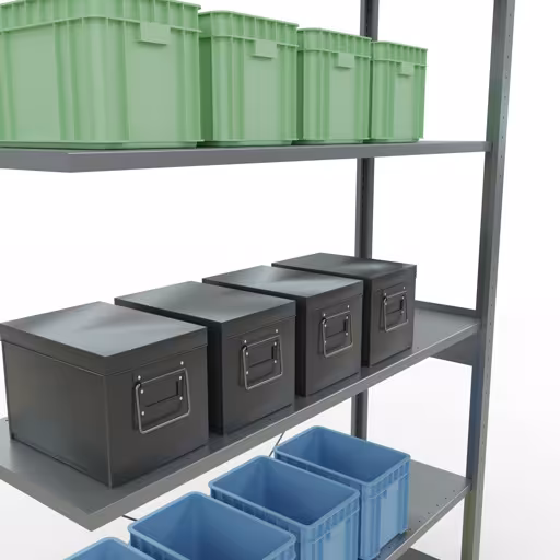 Productafbeelding nr. 14 van het artikel insteeksysteem opzetplank 2500x1300x400 mm, type 150 kg, verzinkt uit het insteeksysteem assortiment van Schulte Lagertechnik