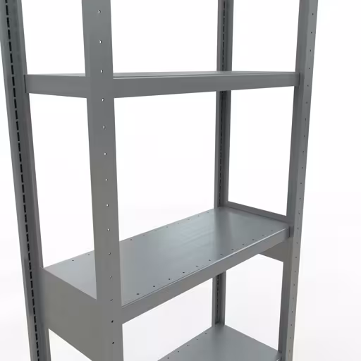 Afbeelding nr. 15 van het artikel basisrek, legbord, insteeksysteem MULTIplus250, 2500 x 750 x 300 mm, 6 legborden, lengtestangen, verzinkt uit de productgroep insteeksysteem van Schulte Lagertechnik