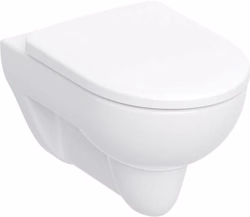 Geberit Renova Set wandtoilet met toiletbril, diepe spoeling, wit, uit de categorie wandtoiletten met artikelnummer 6000642855