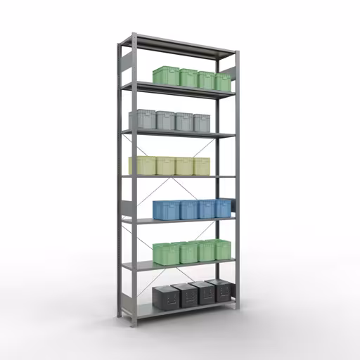 Productafbeelding nr.6 van het artikel insteeksysteem basisplank 3000x1300x400 mm, type 150 kg, verzinkt uit het insteeksysteem assortiment van Schulte Lagertechnik