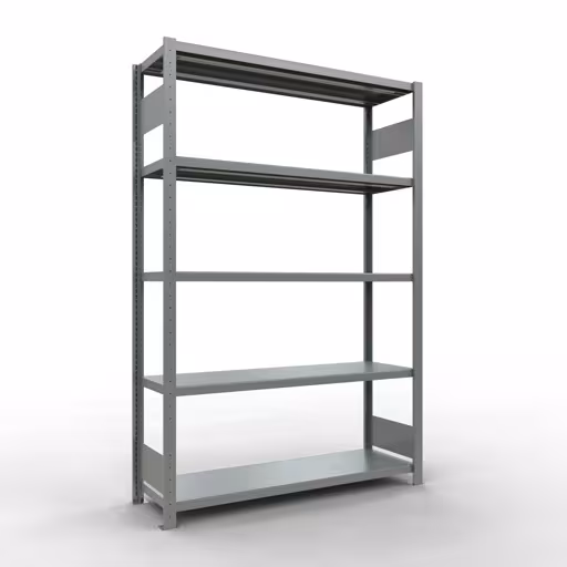 Figuur nr. 8 van het artikel basisrek, legplank-insteeksysteem MULTIplus250, 2000 x 1300 x 400 mm, 5 legborden, verzinkt uit de productgroep insteeksysteem van het merk Schulte Lagertechnik.