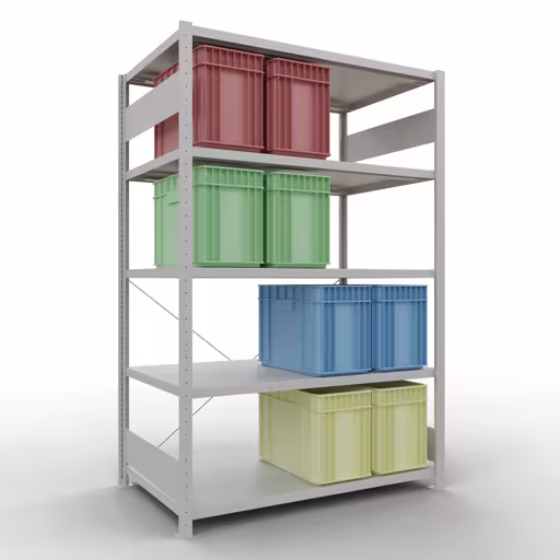 Productafbeelding nr. 12 van het artikel insteeksysteem basisplank 2000x1300x800 mm, type 250 kg, lichtgrijs Afbeelding nr. 12 van het artikel insteeksysteem basisplank 2000x1300x800 mm, type 250 kg, lichtgrijs uit de productgroep insteeksysteem van Schulte Lagertechnik