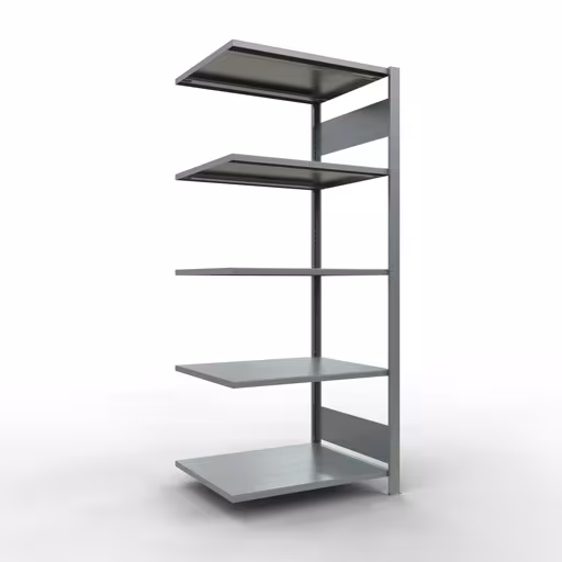 Afbeelding nr. 12 van het artikel, kantoorreksysteem MULTIplus150, 1800 x 750 x 600 mm, 5 legborden, verzinkt, zonder middenaanslag uit de productgroep kantoorrekken van Schulte Lagertechnik